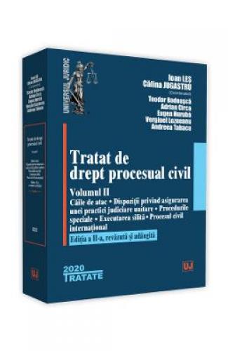 Tratat de drept procesual civil Vol2 Ed2 - Ioan Les - Calina Jugastru -  Carti Juridice -